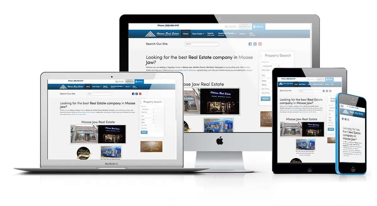 Moose Jaw Real Estate - Real Estate Web Design 9 Ottawa Real Estate Moose Jaw Responsive Web Design Reactive Designs