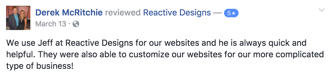 Moose Jaw Insurance - Responsive SEO Website 9 moose jaw insurance facebook testimonial
