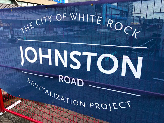 Whiterock webdesign business Johnston Road Streetscape Revitalization Project