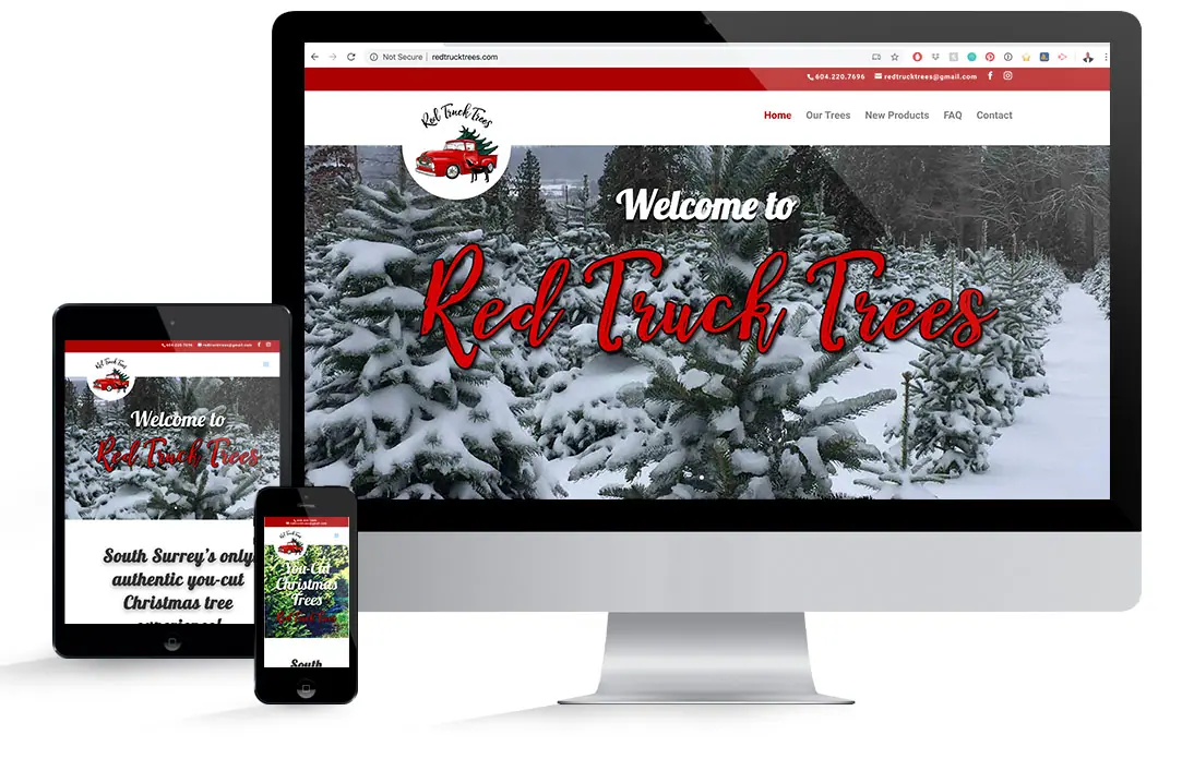 Red Truck Trees - White Rock - South Surrey - Web Design 7 moose jaw webdesign web site website SEO search engine optimization