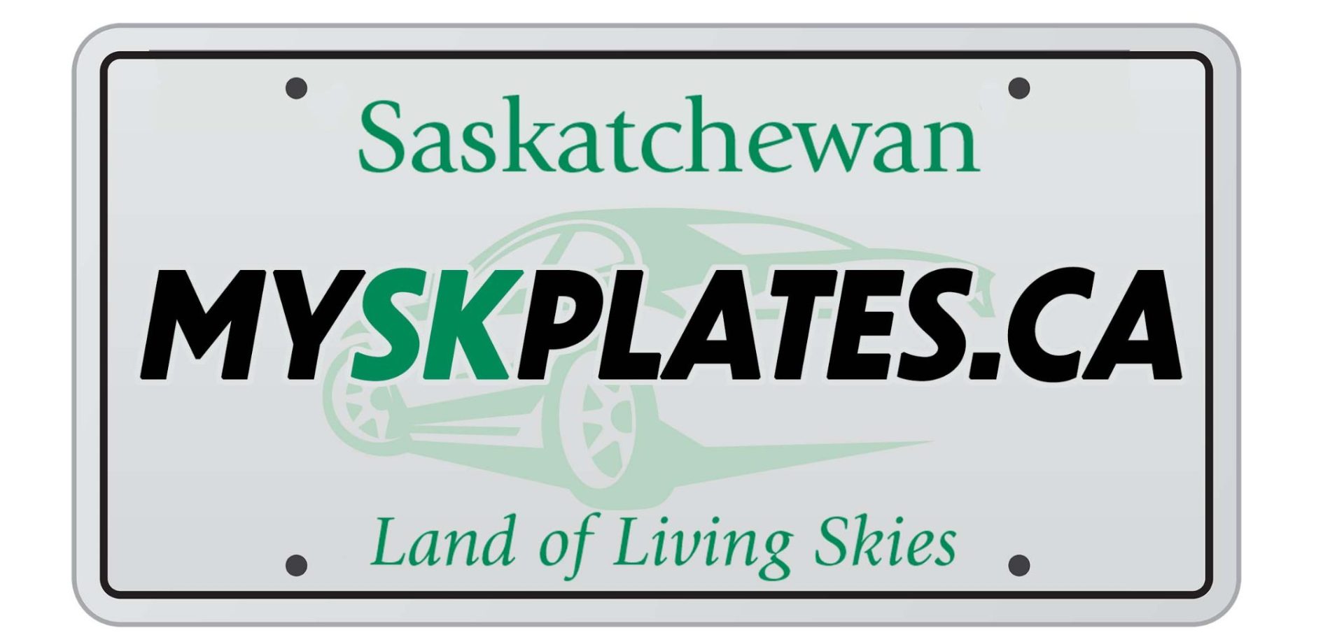 My SK Plates - Saskatchewan  - Logo Design