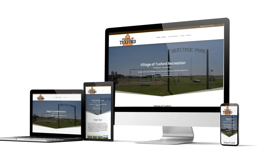 Reactive Designs Partners with Village of Tuxford for Website Redesign