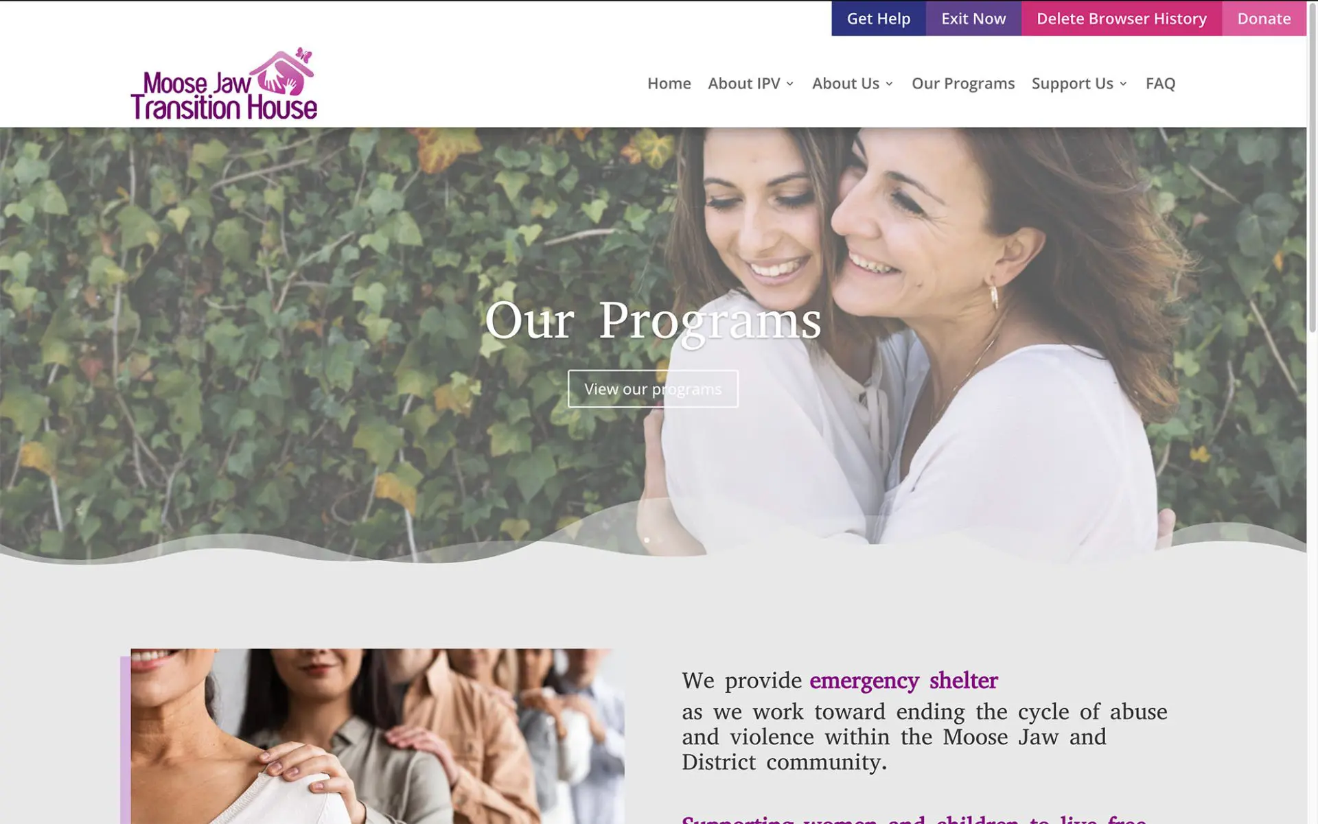 Revamping the Moose Jaw Transition House Website: A WP Redesign Success Story 1 Website Redesign Moose Jaw Transition House
