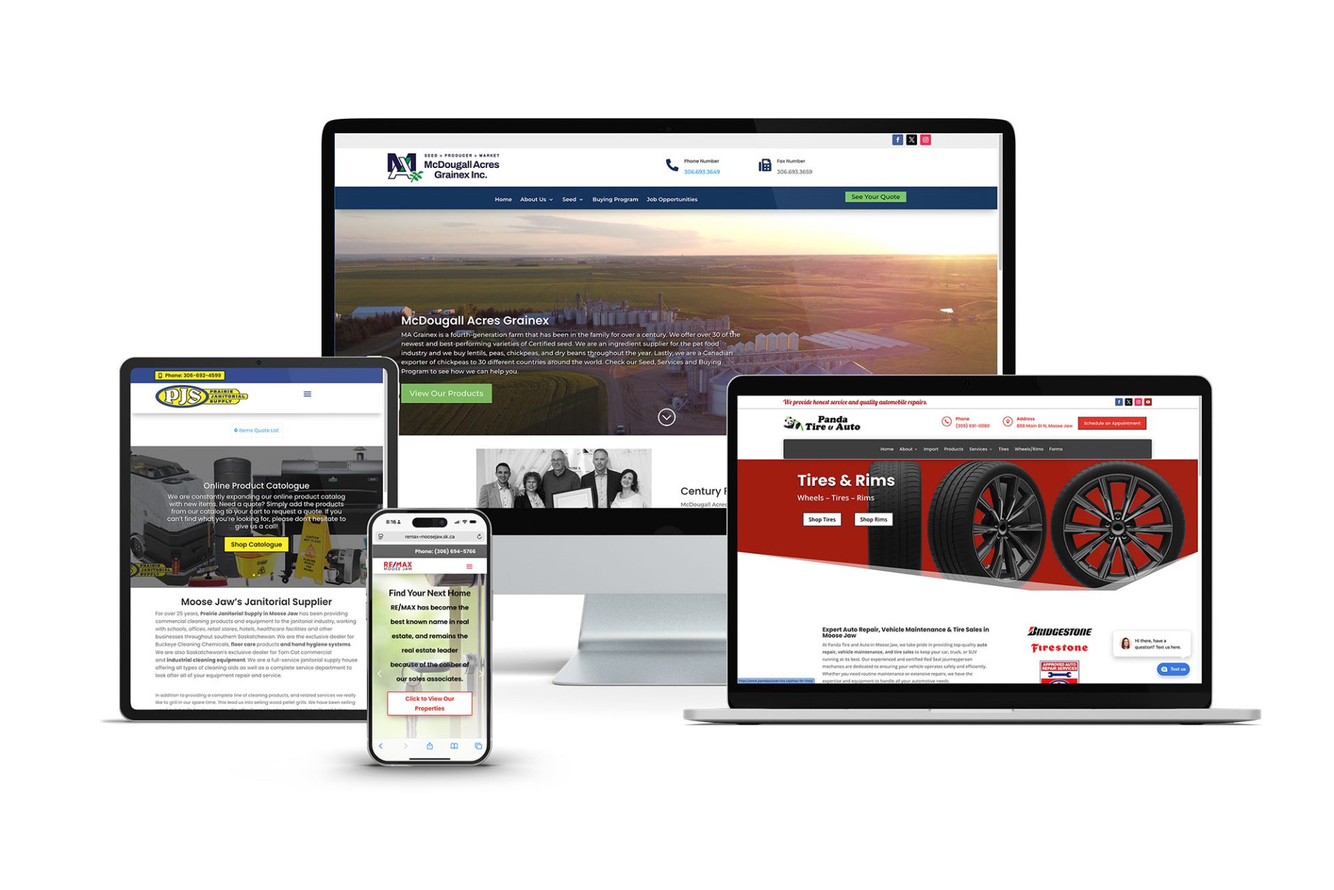 Edmonton Alberta -Responsive - Seo Ecommerce - Non Profit - Web Design Development